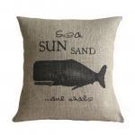 Sea Sun Sand And Whale Pil..